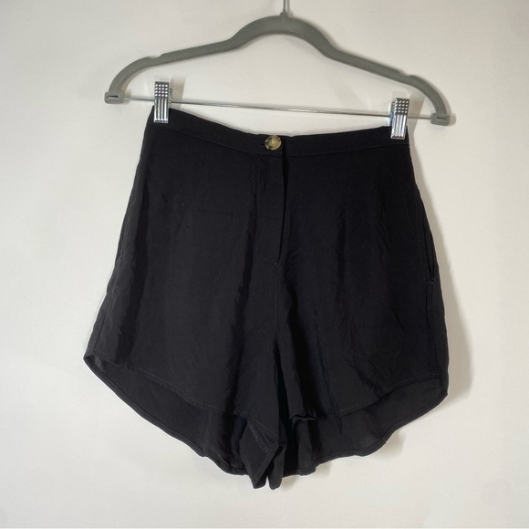 Shore Pants - Shore Black Mallorca High Waist Flowy Shorts Size XS